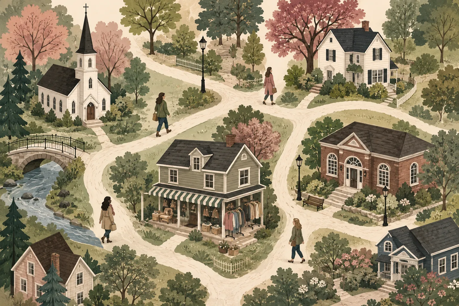 Mystery Books Set in Small Towns Like Mercy House