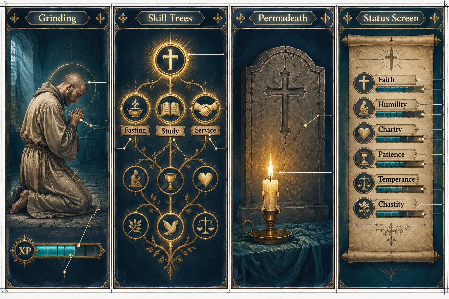 How Do Game Mechanics Teach Spiritual Discipline