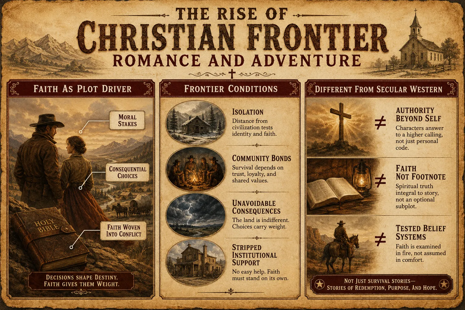 What Is Christian Frontier Romance and How Is It Different From Regular Western Romance