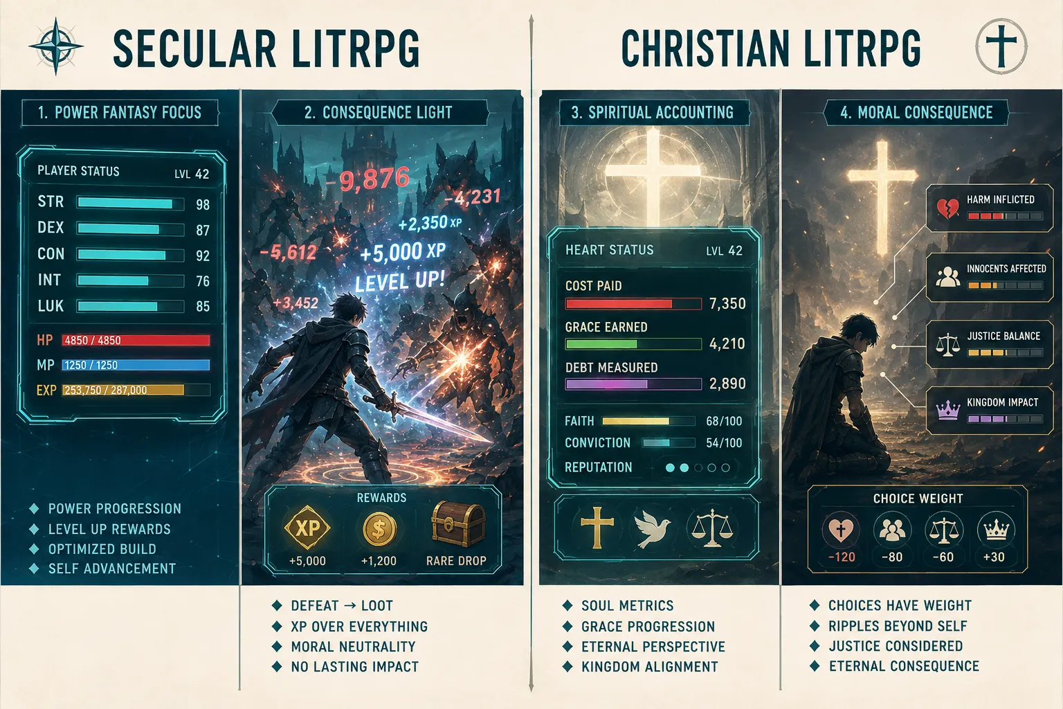 What Is Christian LitRPG and How Does It Differ From Regular Fantasy?