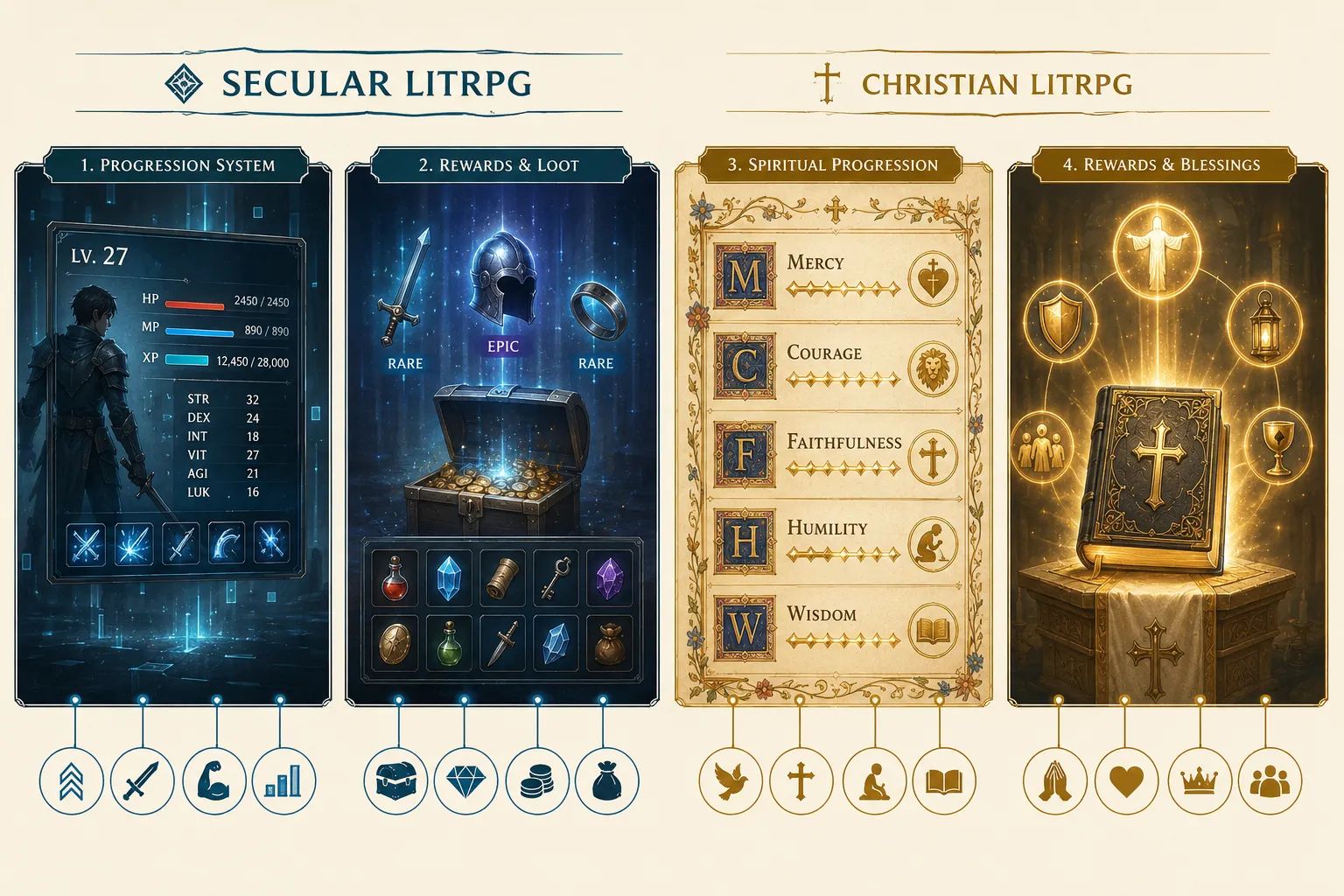 What Is Christian LitRPG and How Does It Differ from Regular Fantasy