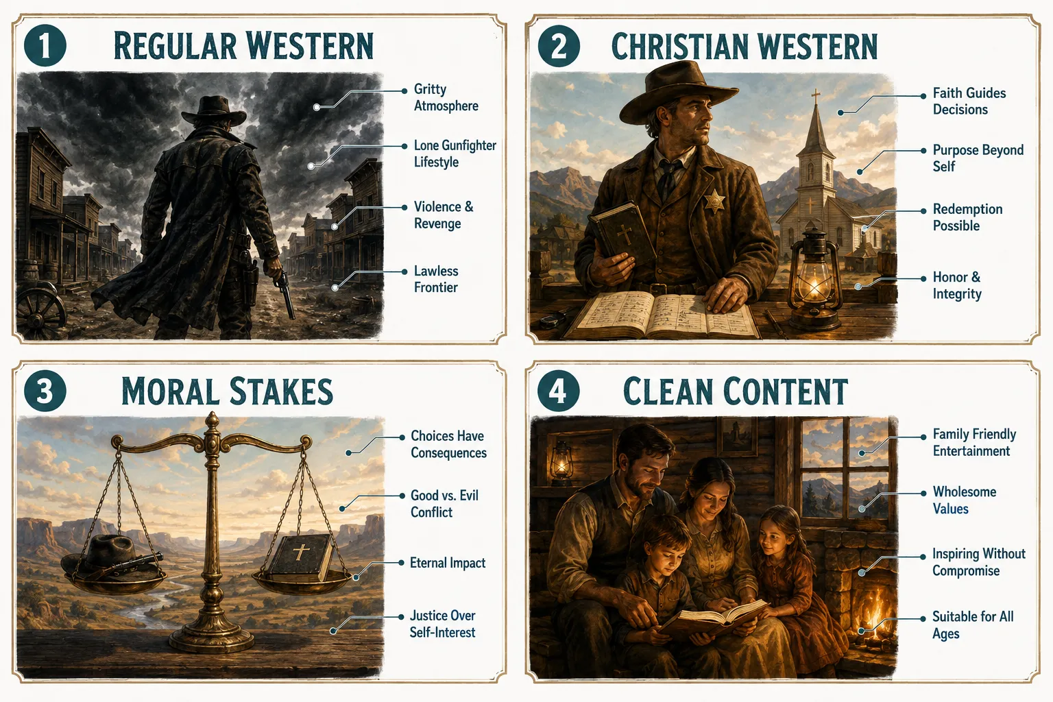 What Is Christian Western Fiction and How Is It Different From Regular Westerns?