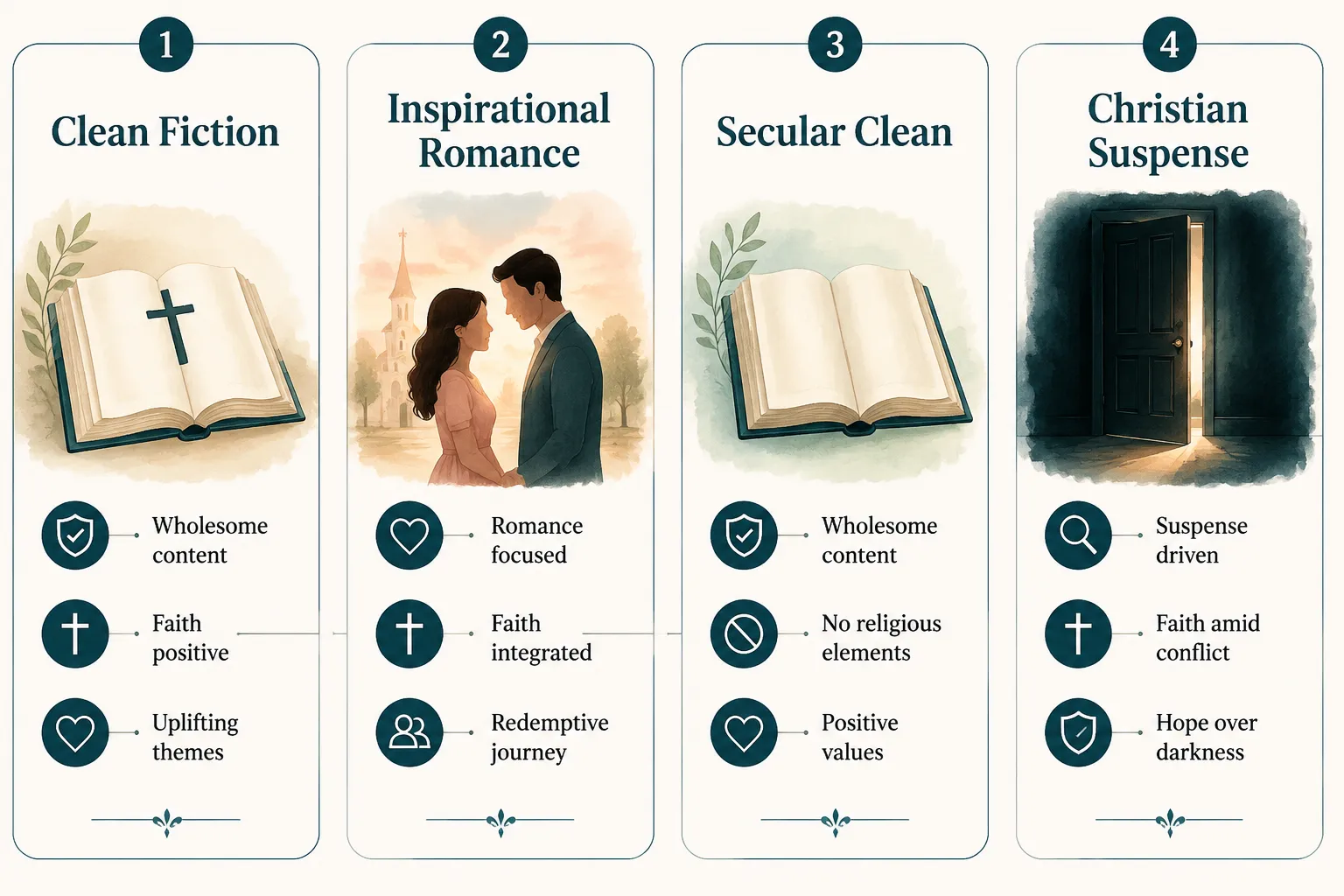 What Is Clean Christian Fiction and How Is It Different from Regular Fiction
