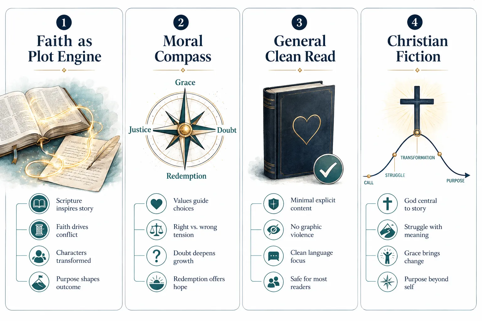 What Makes Christian Fiction Different from Regular Clean Reads