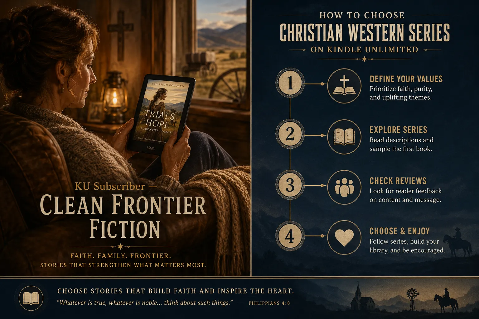 What to Avoid When Choosing Christian Western Fiction on Kindle