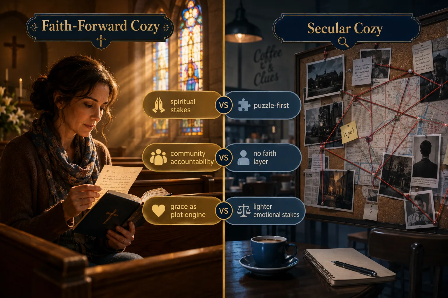 What's the Difference Between Christian Cozy Mysteries and Regular Cozy Mysteries