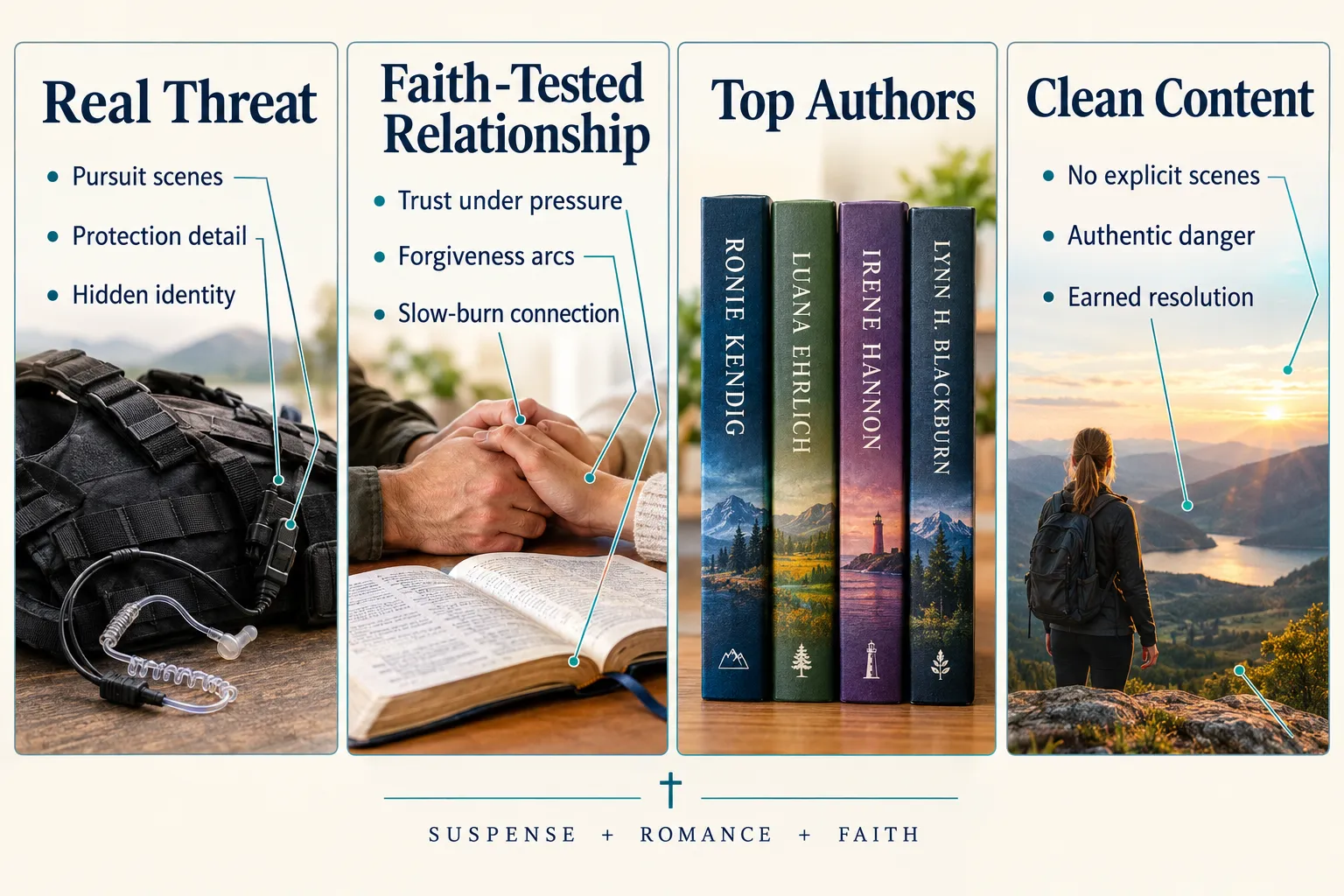 Are Christian Suspense Romance Books Actually Suspenseful, or Too Clean?