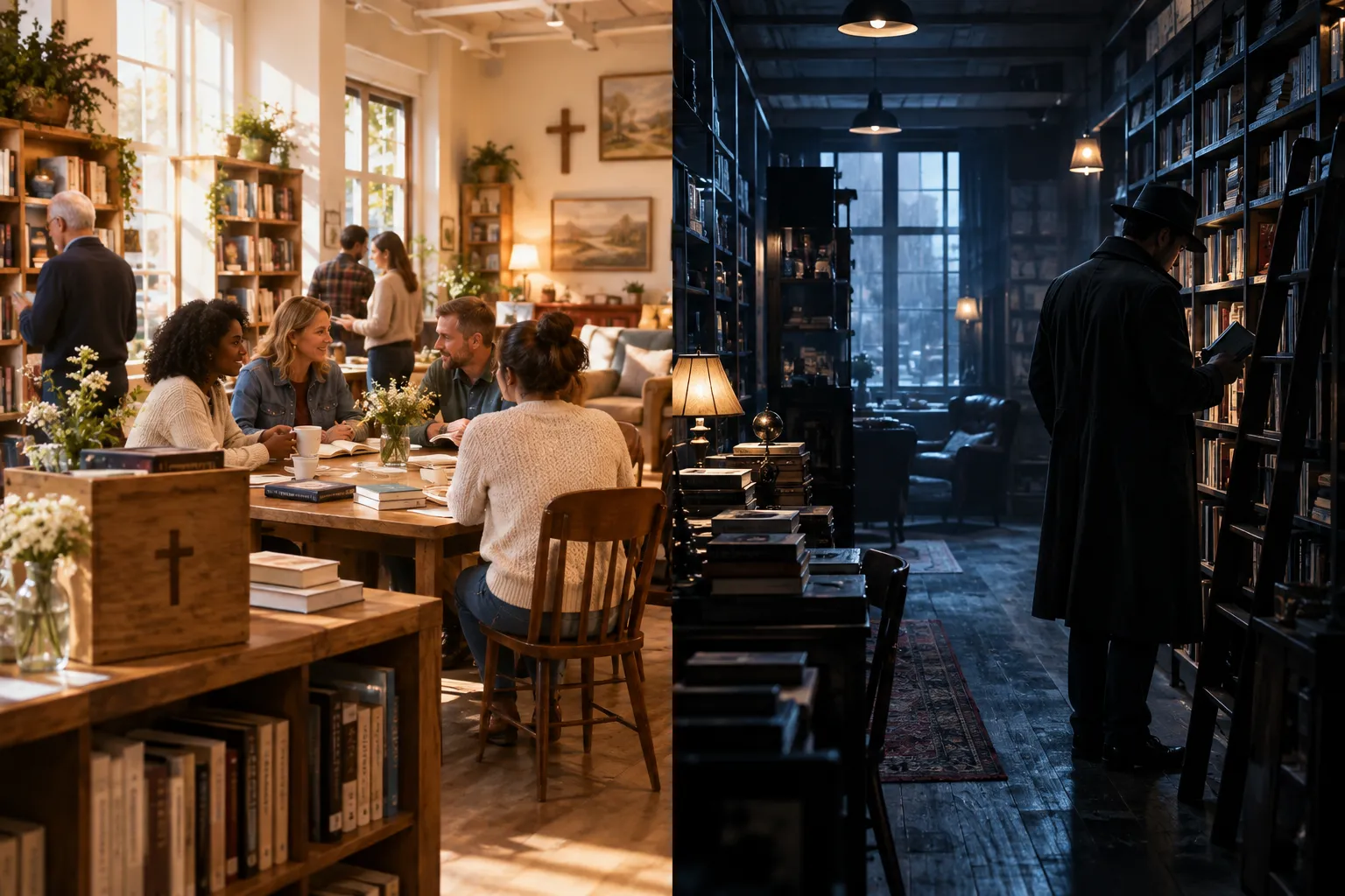 Best Christian Cozy Mystery Books and Series With Bookshop Settings
