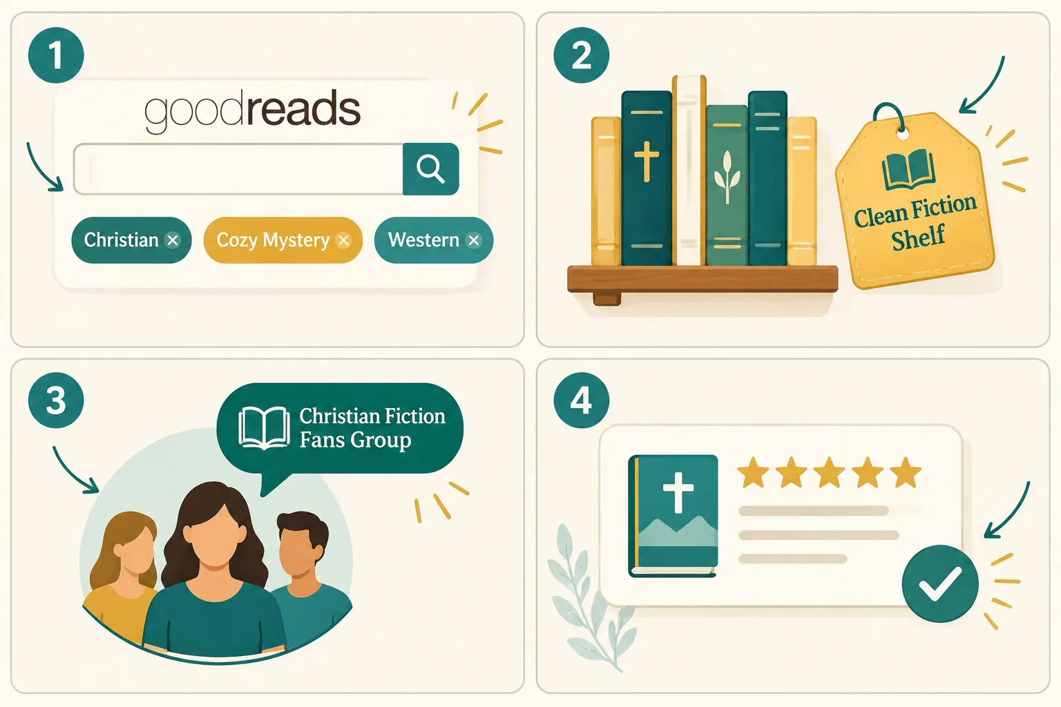 Best Goodreads Lists for Clean Cozy Mysteries With Faith Themes
