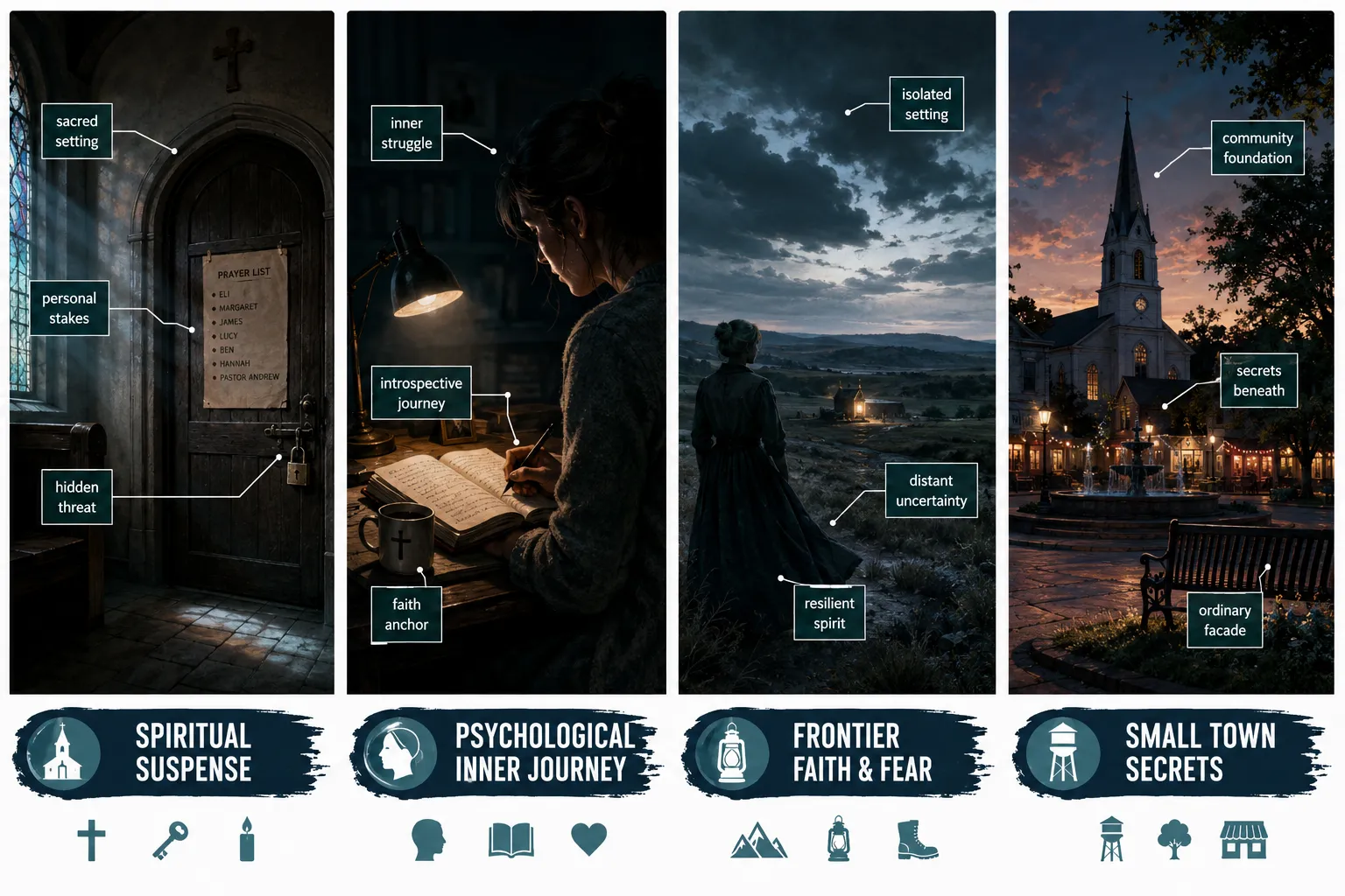 Christian Alternatives to Stephen King Psychological Thrillers