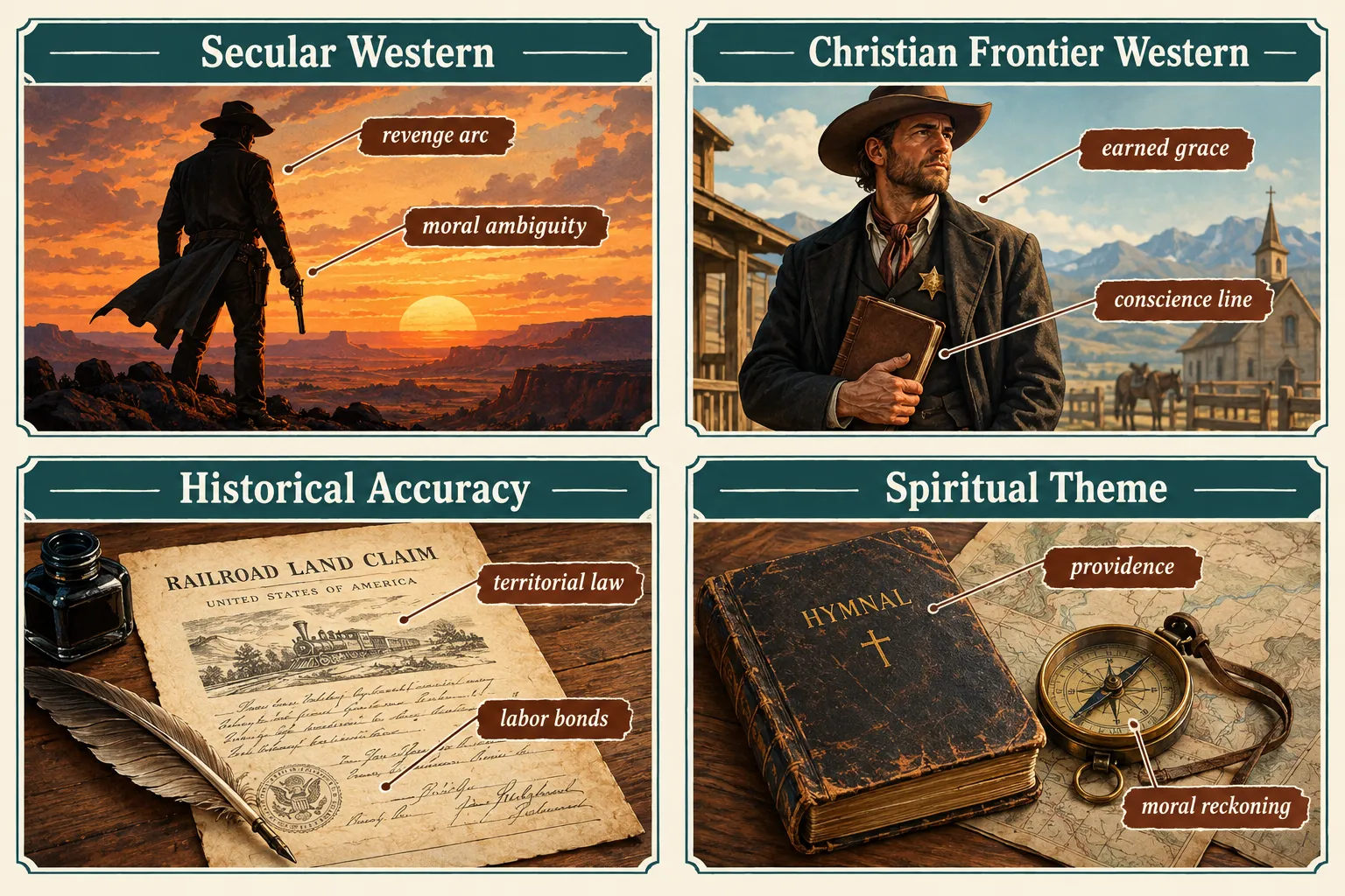 What Are Christian Frontier Westerns and How Do They Differ From Regular Westerns