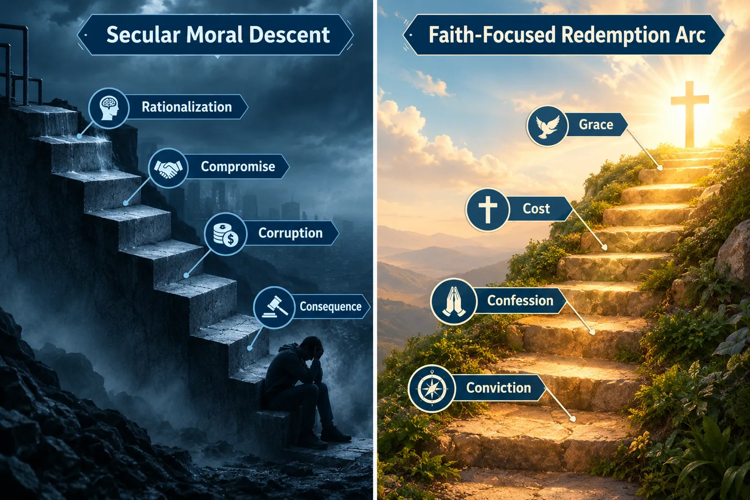 What Happens to Walter White's Moral Compass Throughout the Series