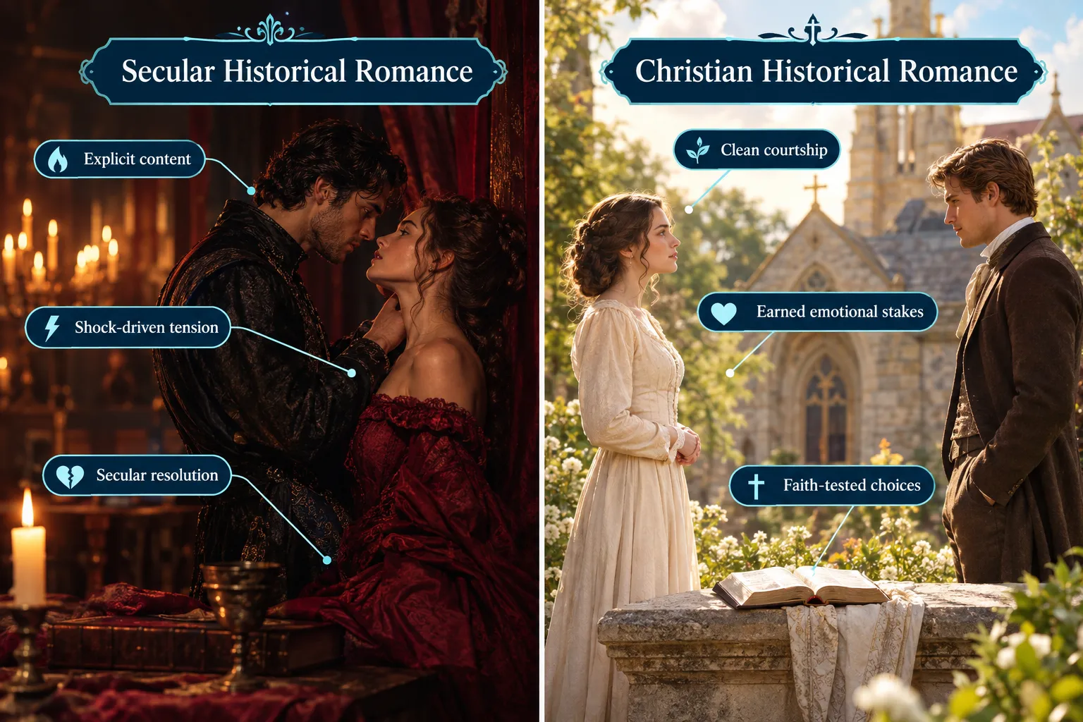 What Is Christian Historical Romance and How Is It Different From Regular Historical Romance?