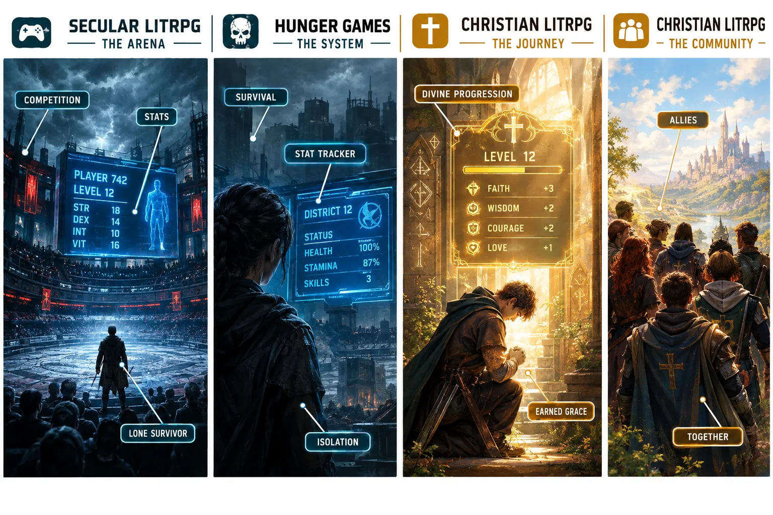 What Is Christian LitRPG and How Does It Differ from Regular Fantasy?