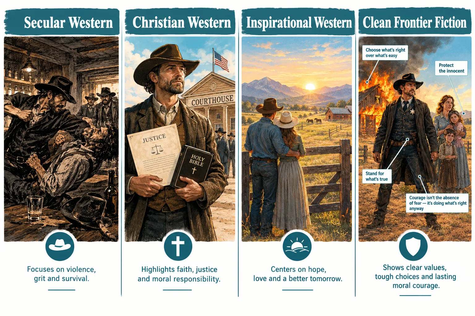 What Is Christian Western Fiction and How Is It Different from Regular Westerns?
