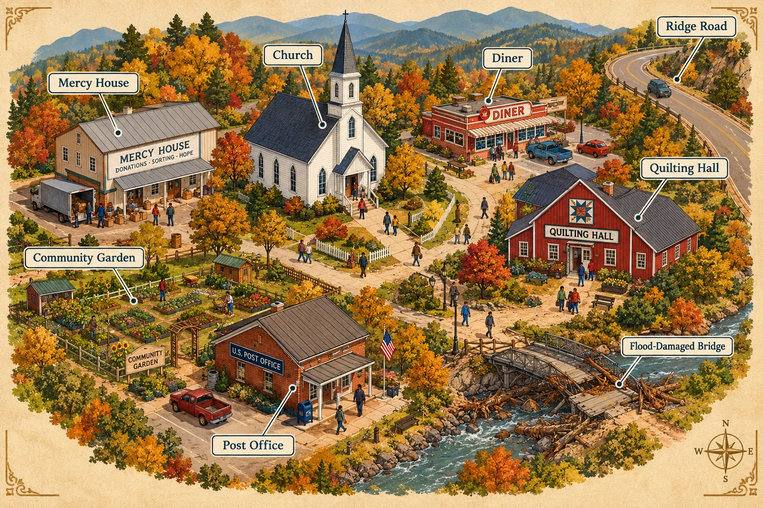 What are the common tropes in Christian cozy mysteries?